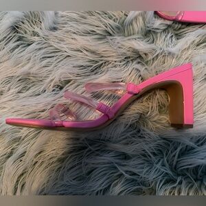 Hello Barbie!  Pink Heeled Sandals BCBG